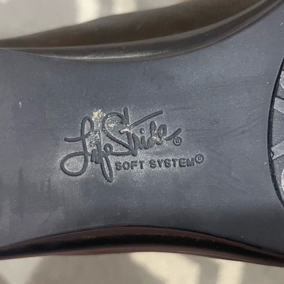 Women's Life Stride Brown Oxford Slide Walking Work Comfort Shoe Size 11M - Picture 9 of 9